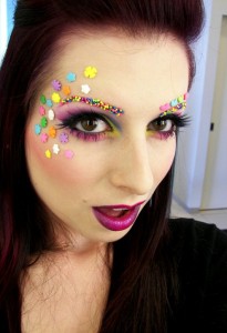 Hayzstrawberry YouTube makeup guru candy inspired makeup look