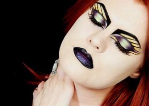 Make up tutorial inspired by the Toxic Nature Collection by Illamasqua done by Hollywood Noir Make Up