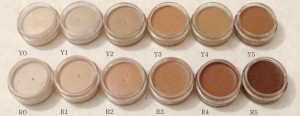 OCC Skin Concealer shades on a white background